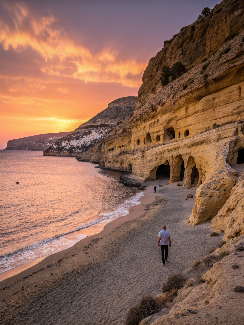 Corfu beach near Pelithea Resort with crystal clear waters